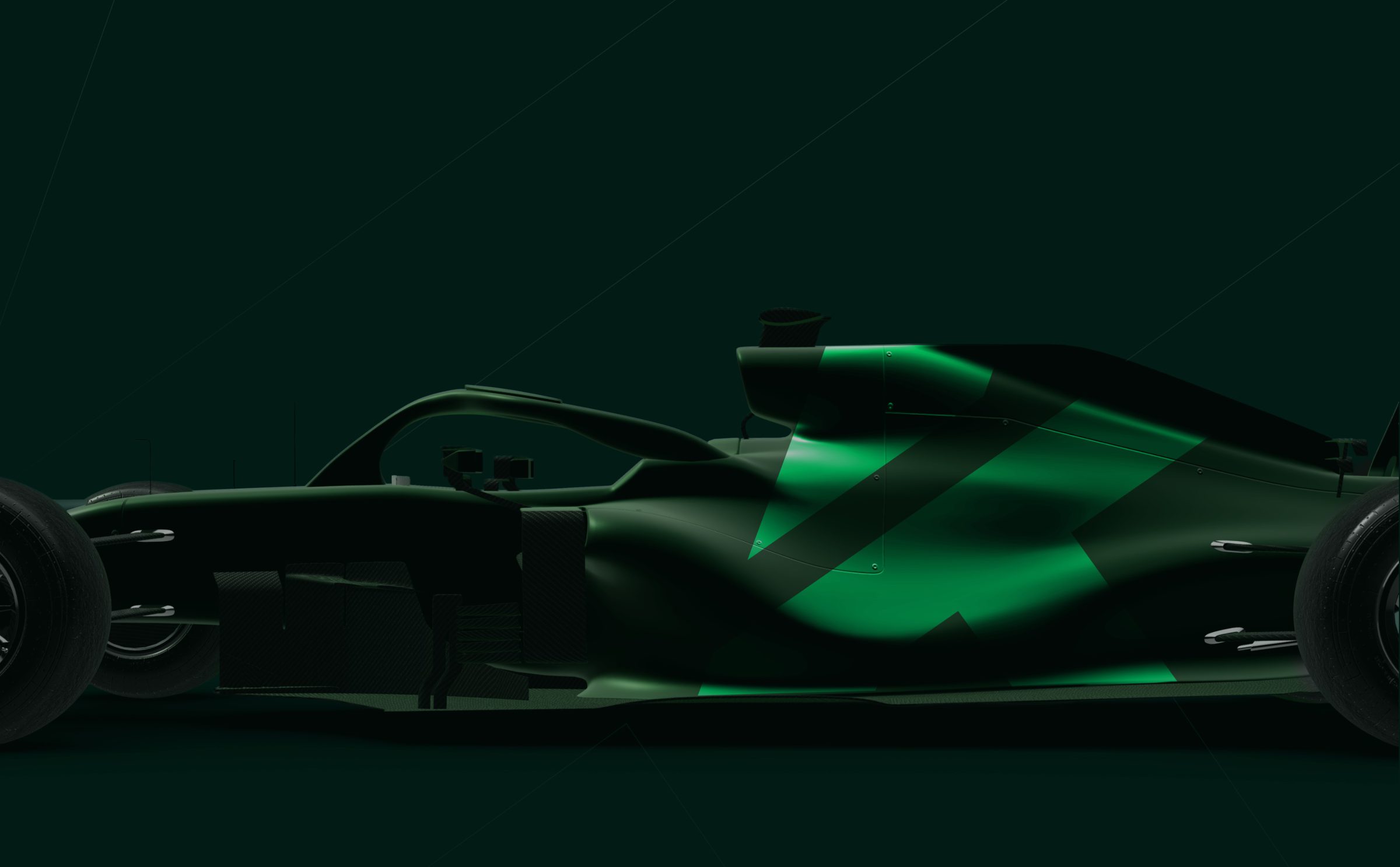 Koryon Formula car with green livery — Expertise section