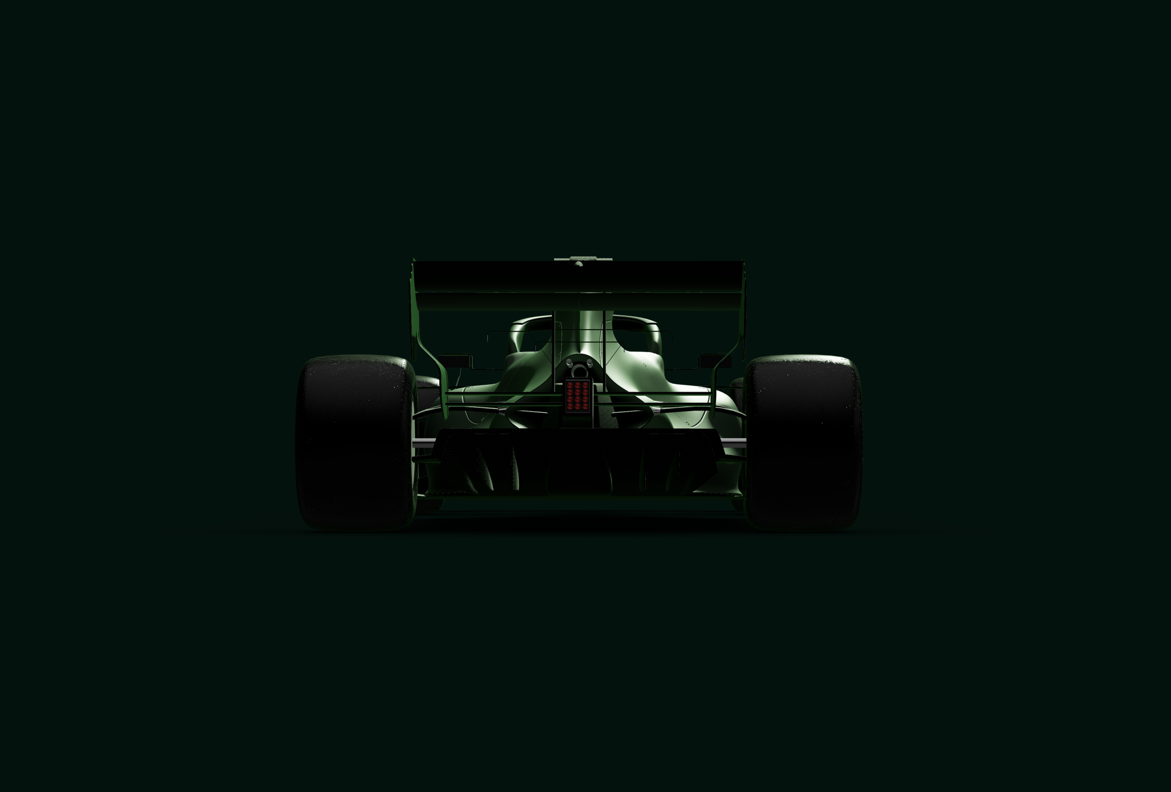 Koryon Formula car, rear view