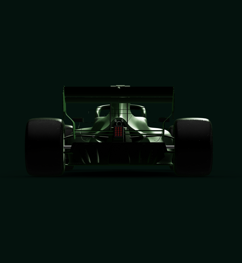 Koryon Formula car, rear view